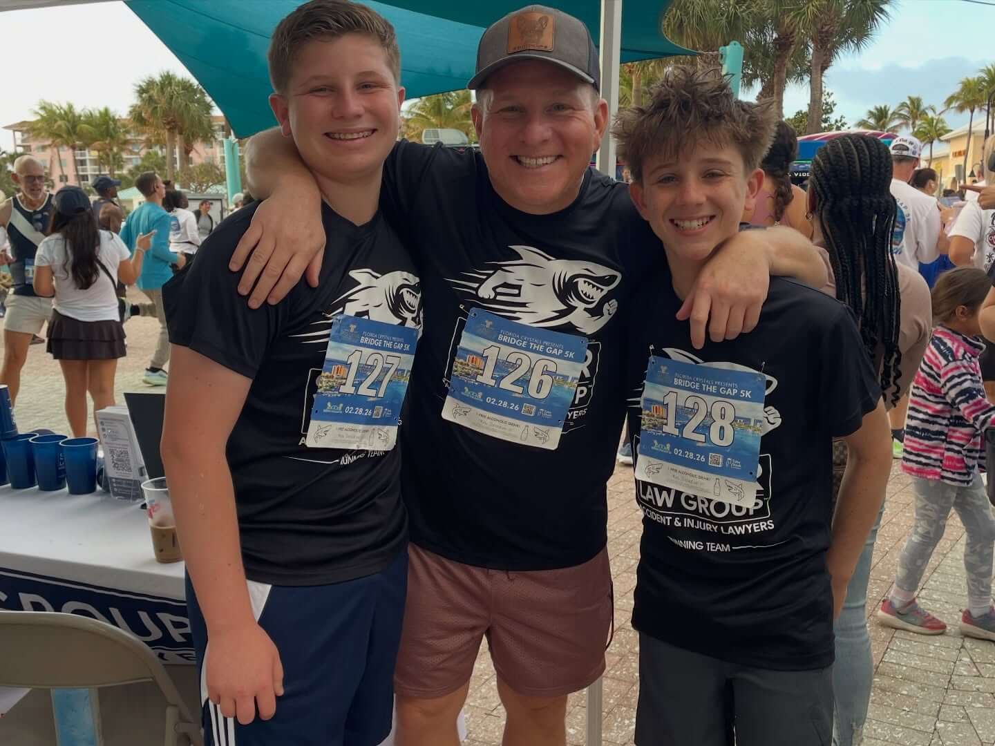 Shiner Law Group team at the Bridge the Gap 5K