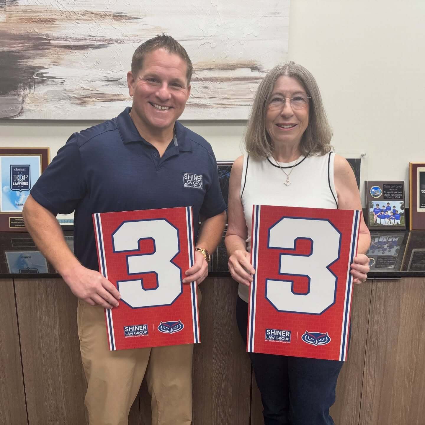 Shiner Law Group FAU Athletics sponsorship